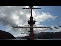 japan s most famous pirate ship special room 🚢😅 lake ashi cruise