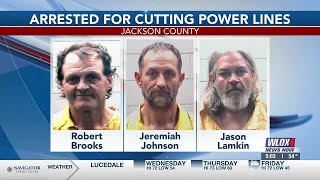 3 arrested in Jackson County for cutting power lines, sheriff says