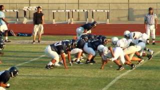 Bullard long pass vs. Hoover Scrimmage 2010