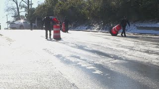 Prayers and scares  as icy roads make driving dangerous in Augusta