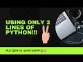 HACK WhatsApp Using only two lines of PYTHON!! || Automate WhatsApp ||