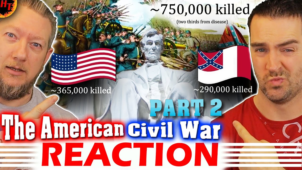 The American Civil War (Part 2) - OverSimplified REACTION - YouTube