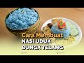 Tutorial Membuat Nasi Uduk Bunga Telang