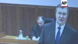 Ousted president testifies in Maidan protest trial