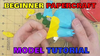 Beginner Papercraft Model Tutorial