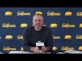 cal football peter sirmon media availability 11.5.2024