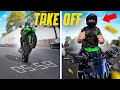 با موتورم تک چرخ زدم 🥲 | Motor Wheelie