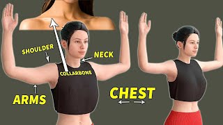 ARMS + CHEST + COLLARBONE + SHOULDER + NECK | 5IN1 WORKOUT FOR FLABBY SKIN