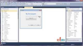 Creating a User Interface using Visual Basic Urdu Tutorial