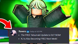 THE FREE TATSUMAKI UPDATE IS OUT NOW! | The Strongest Battlegrounds Update