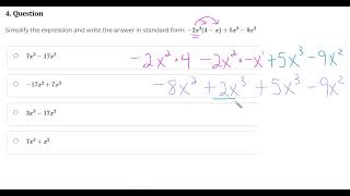 Simplify Expressions Summary Drill #4