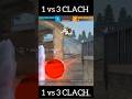 1 VS 3 CLUTCH #freefire #ff #tondegamer #impossible #trendingshorts