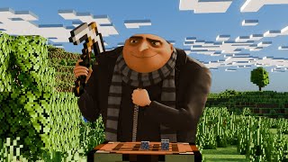 Gru Speedruns Minecraft