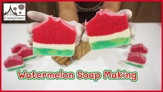 Watermelon Soap Making - CP cold process soap