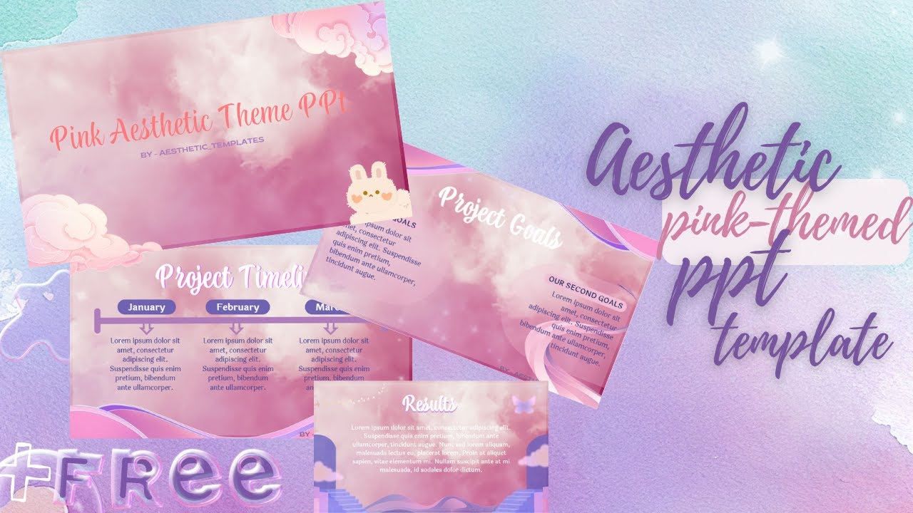 Pink Themed Aesthetic Ppt рџ Free Template Youtube