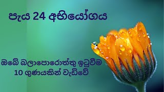 ඔබේ බලාපොරොත්තු ඉක්මනින් ඉටු කර ගැනීමට මෙම පැය 24 අභියෝගය භාර ගන්න