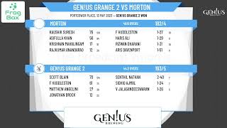 East of Scotland CA - ESCA Championship - Gen!us Grange 2 v Morton