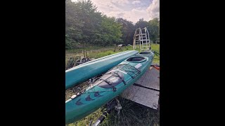 Prijon excursion tandem kayak restoration part 1. Bringing the hull back to life.