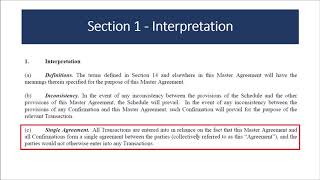 11. ISDA Overview - 2002 ISDA Master Agreement - Section 1- Interpretation