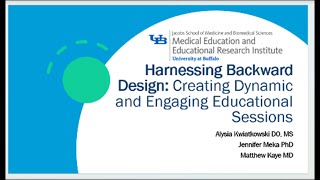 Harnessing Backward Design: Creating Dynamic Educational Sessions (Effective Teaching 2024, #3)