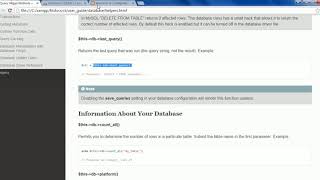 CodeIgniter query builder class part 3