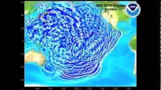 Spread of Japan Quake Waves in Animation