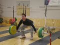 100kg easy power snatch