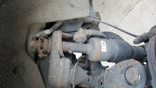 Infiniti QX80 Hydraulic suspension replacement and bleeding.