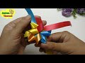 วิธีพับเหรียญโปรยทาน แบบที่ 174 fold the ribbon diy ribbon art