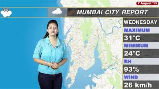 7 August 2013 -Mumbai Weather Report