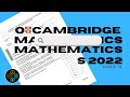 O Level Math D May June 2022 Paper 12 4024/12