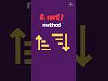 6. sort method - Array methods in JavaScript (Part-6)| JavaScript Tutorial in 1 minutes #40