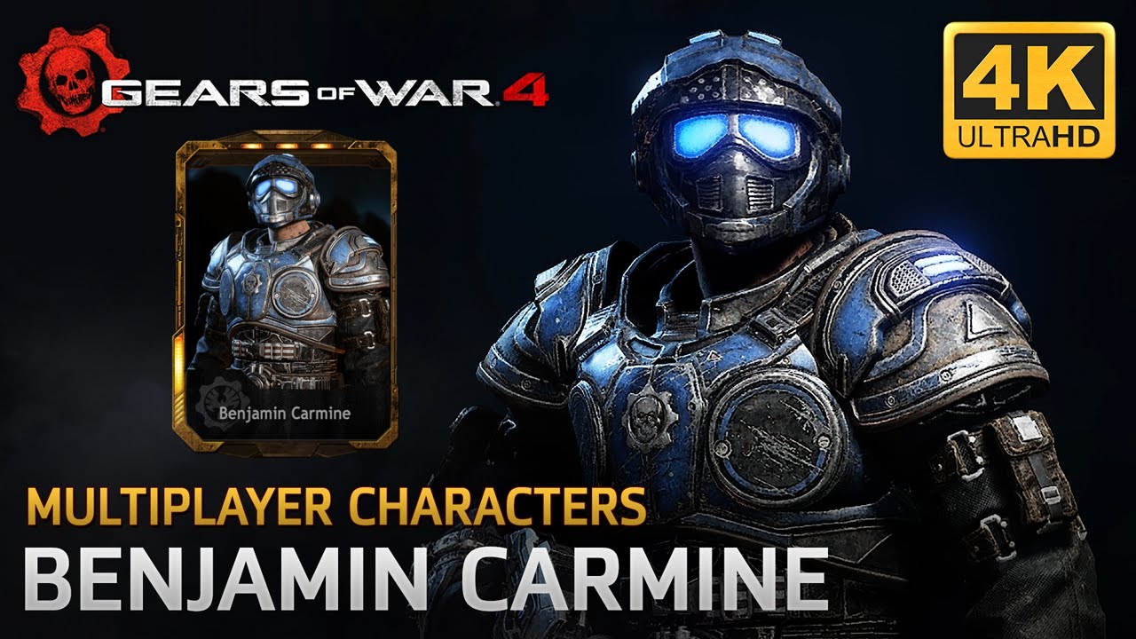 Gears Of War 4 - Multiplayer Characters: Benjamin Carmine - YouTube