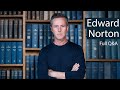 Edward Norton Questioned by Oxford University Students