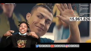 ishowspeed Reacts to Ronaldo and Virat Kohli Ad..🔥