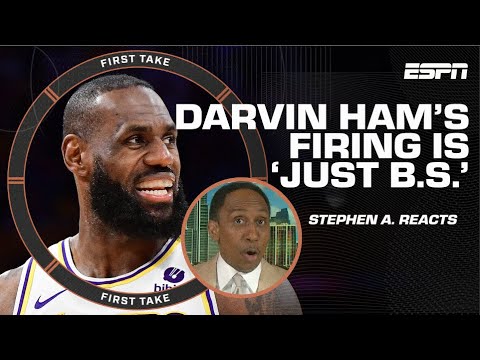 Stephen A. & Shannon Sharpe ADDRESS Darvin Ham’s Lakers firing: Blame game?! First Take