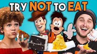 Try Not To Eat Challenge - Disney Food #3 | People Vs. Food
