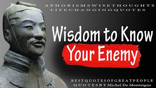 Sun Tzu Quotes: How to Use Wisdom to Know Your Enemy | Wise Thoughts