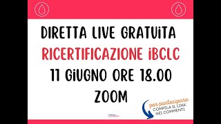 RICERTIFICAZIONE: PARTECIPA ALLA DIRETTA LIVE