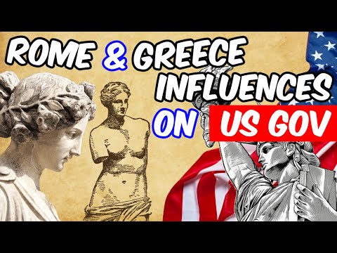 What principles of government from ancient Greece and Rome influenced the development of American government?