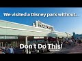 Our Challenging Last Minute Visit to Disney's Hollywood Studios