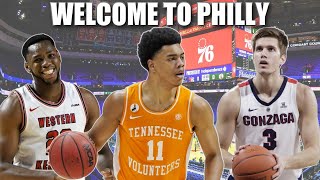 PHILADELPHIA 76ERS DRAFT JADEN SPRINGER, FILIP PETRUSEV, AND CHARLES BASSEY