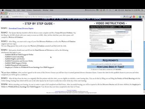 How to File For Divorce in Texas How to File For Divorce in Texas