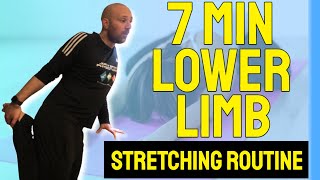 Say Goodbye to Pain: Lower Limb Stretching Routine for Back, Hip, Knee, and Ankle Relief!