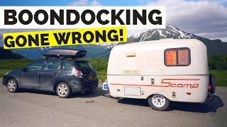 Boondocking in Alaska Gone Wrong! Tips We Learned On the Road