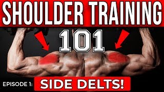 5 Deltoid Exercises for WIDER Shoulders! - Episode 1 | V SHRED