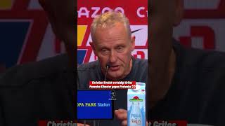 Christian Streich verteidigt Grifos Panenka-Elfmeter gegen Pavlenka 👀