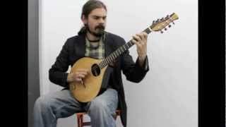 Irish Bouzouki made by Lewis Santer, played by Dave Cory