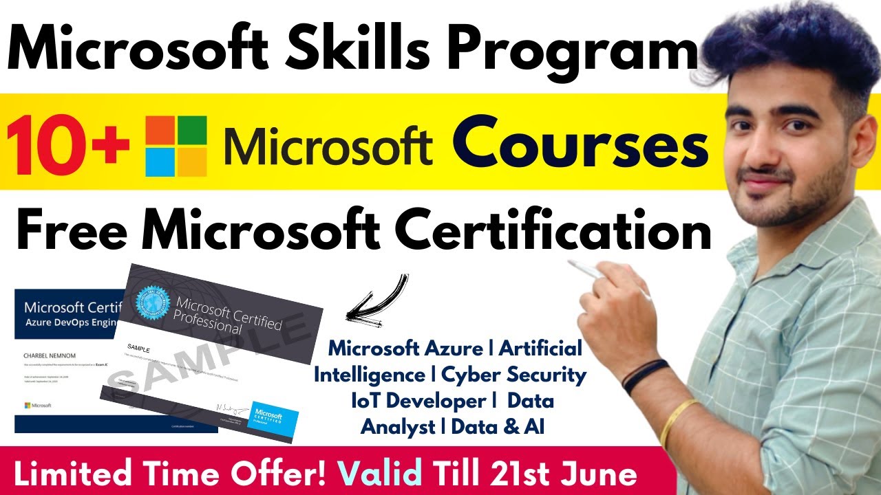 Free Microsoft Certification Courses | Microsoft Cloud Skill JUNE ...