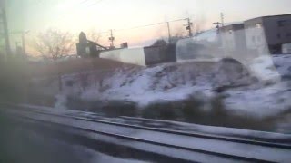 急行はまなす/札幌到着前の車内放送